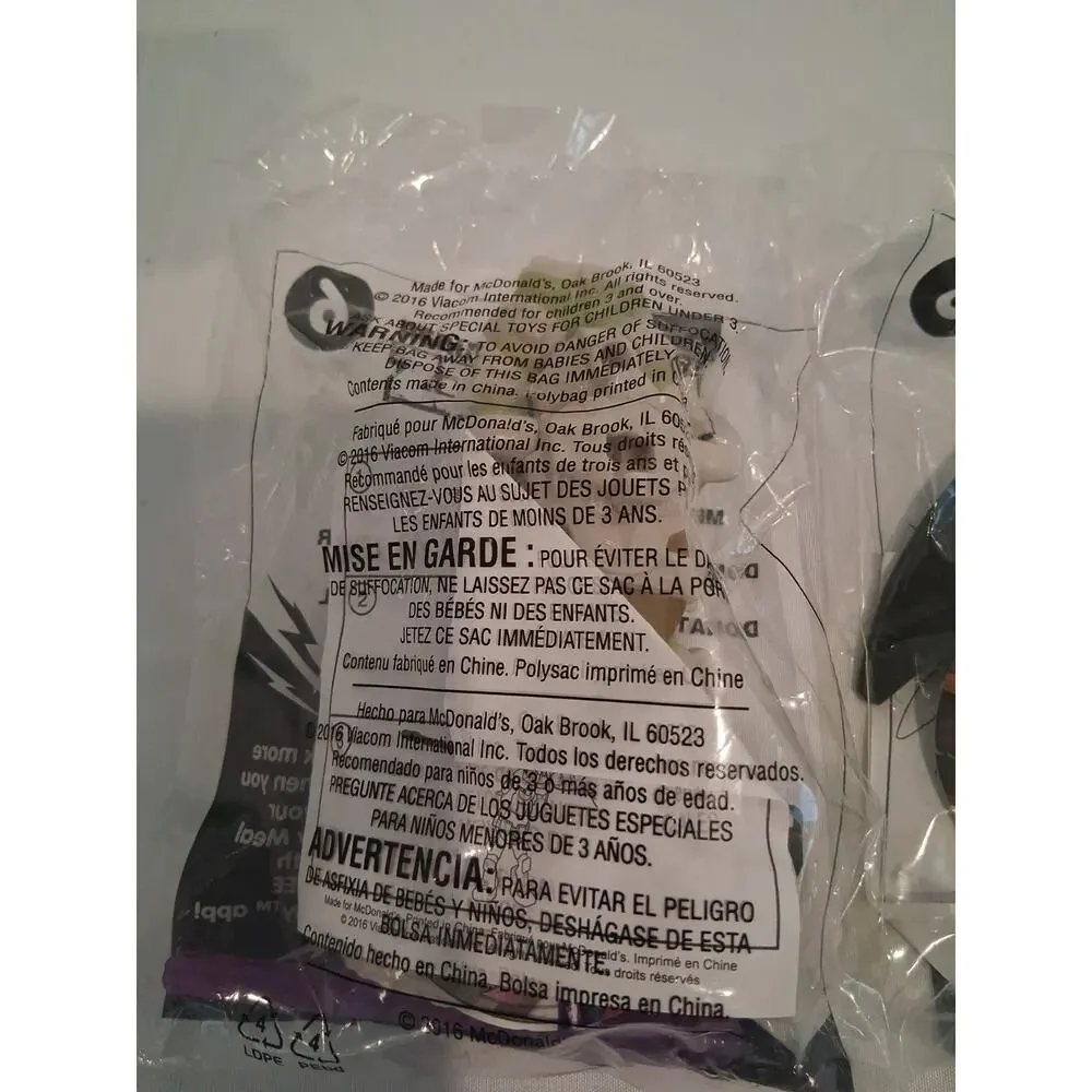 McDonalds Happy Meal TMNT Donatello Figures Lot of 3 Sealed Vintage Toys NIP